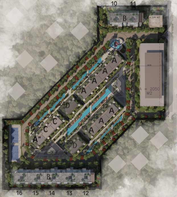 كمبوند بلانكس التجمع الخامس مناج للتطوير العقاري - Blanks New Cairo Compound المخطط العام