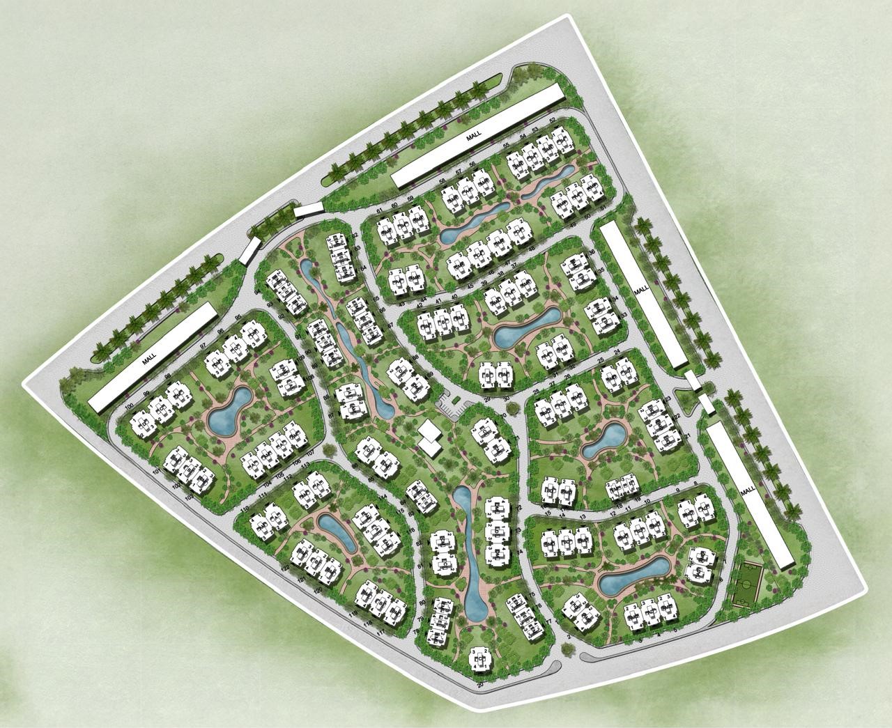 كمبوند دي جويا 4 العاصمة الإدارية تاج مصر للتطوير العقاري - De Joya 4 New Capital Compound المخطط العام