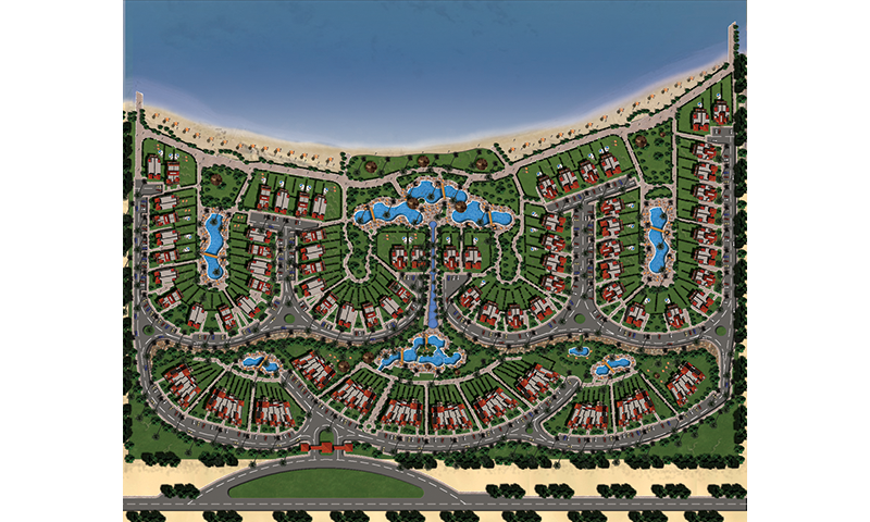 قرية لافيستا 5 العين السخنة - La Vista 5 in Ain Sokhna Village المخطط العام