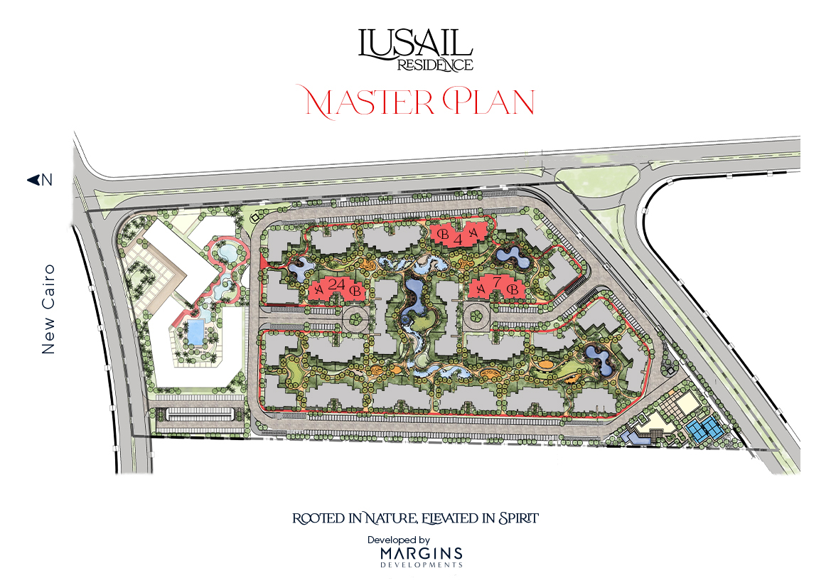 Lusail Residence New Cairo Compound Margins Developments Master Plan
