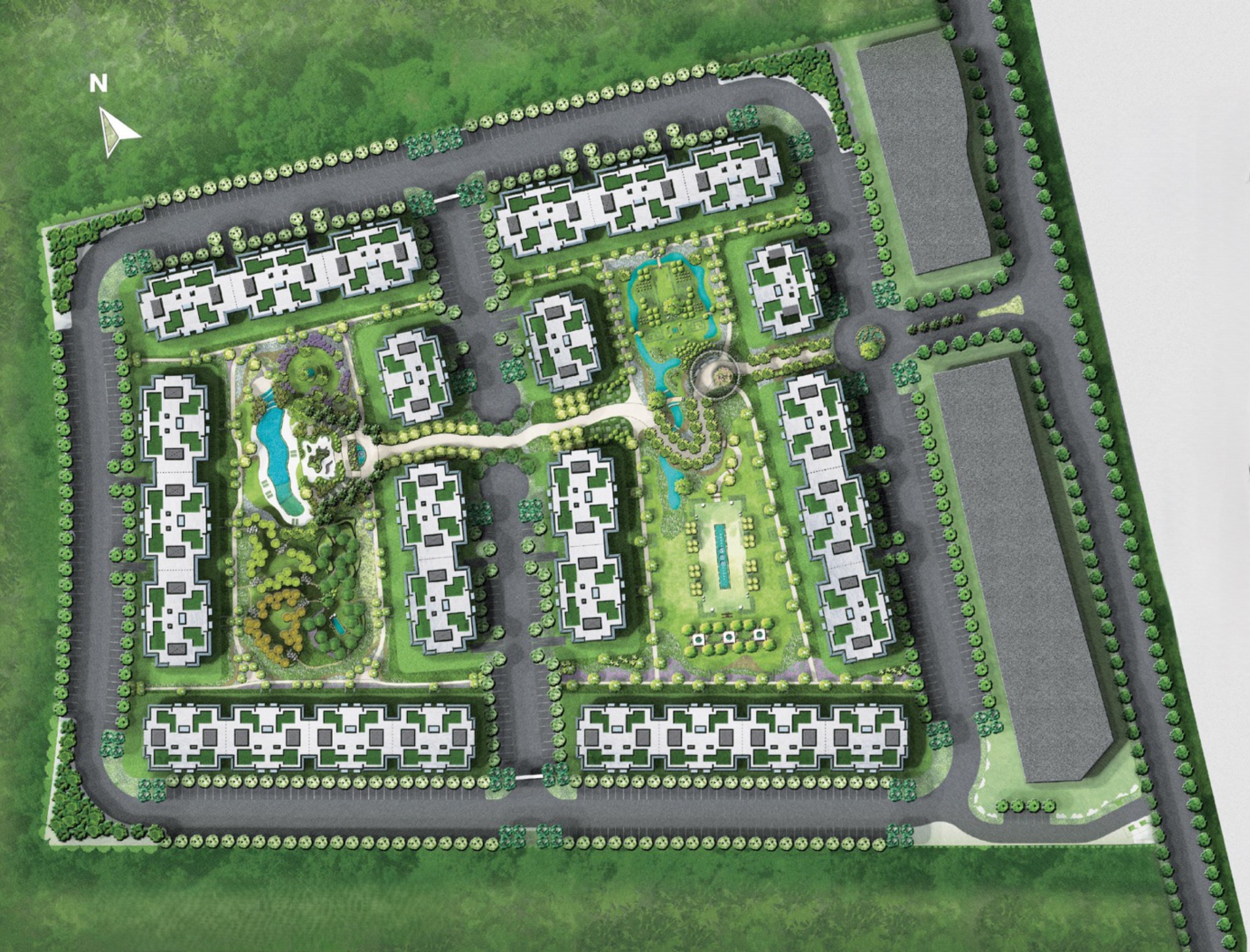 Beta Residence October Compound Master Plan