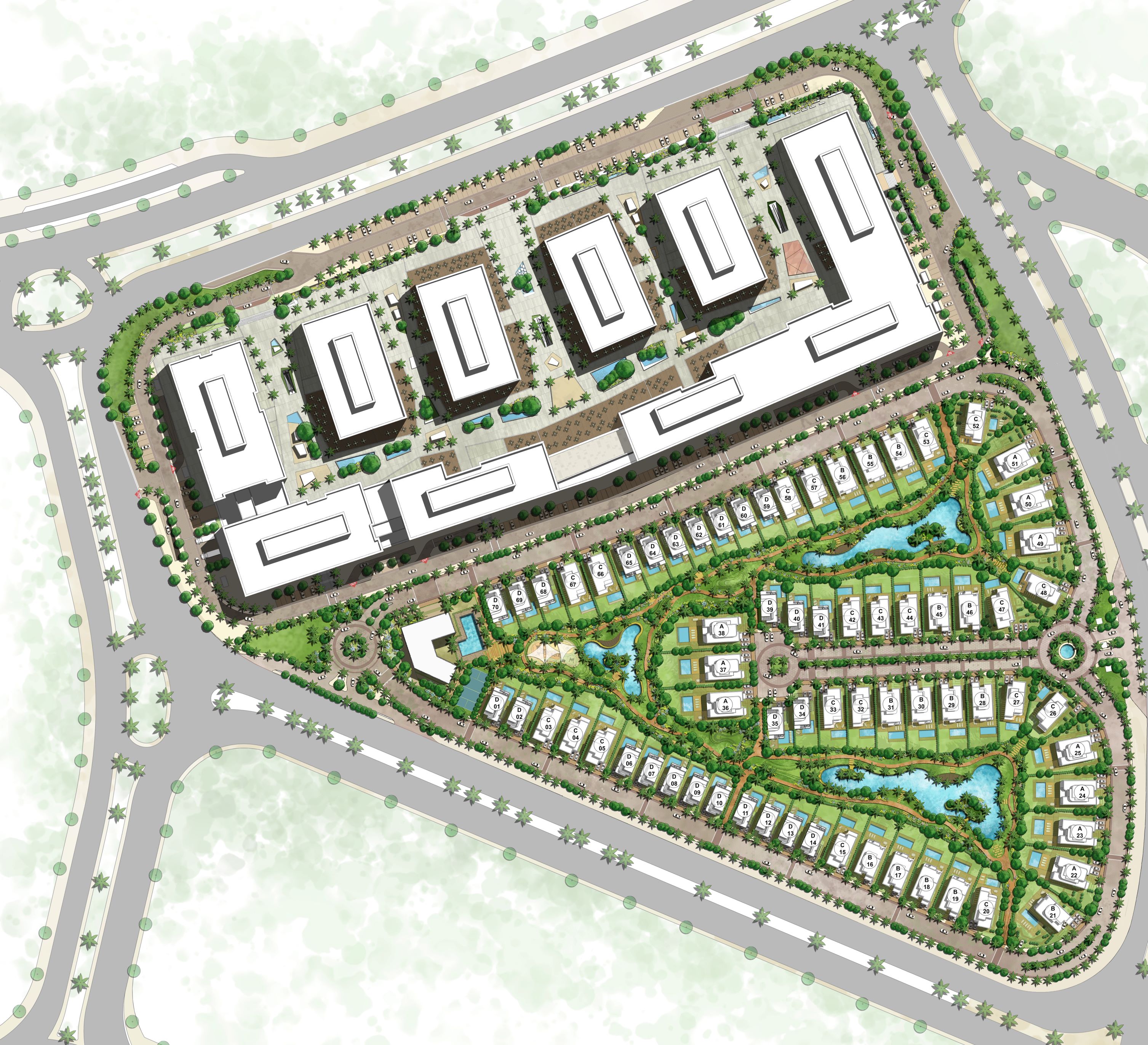 V40 New Cairo Compound City Edge Developments Master Plan