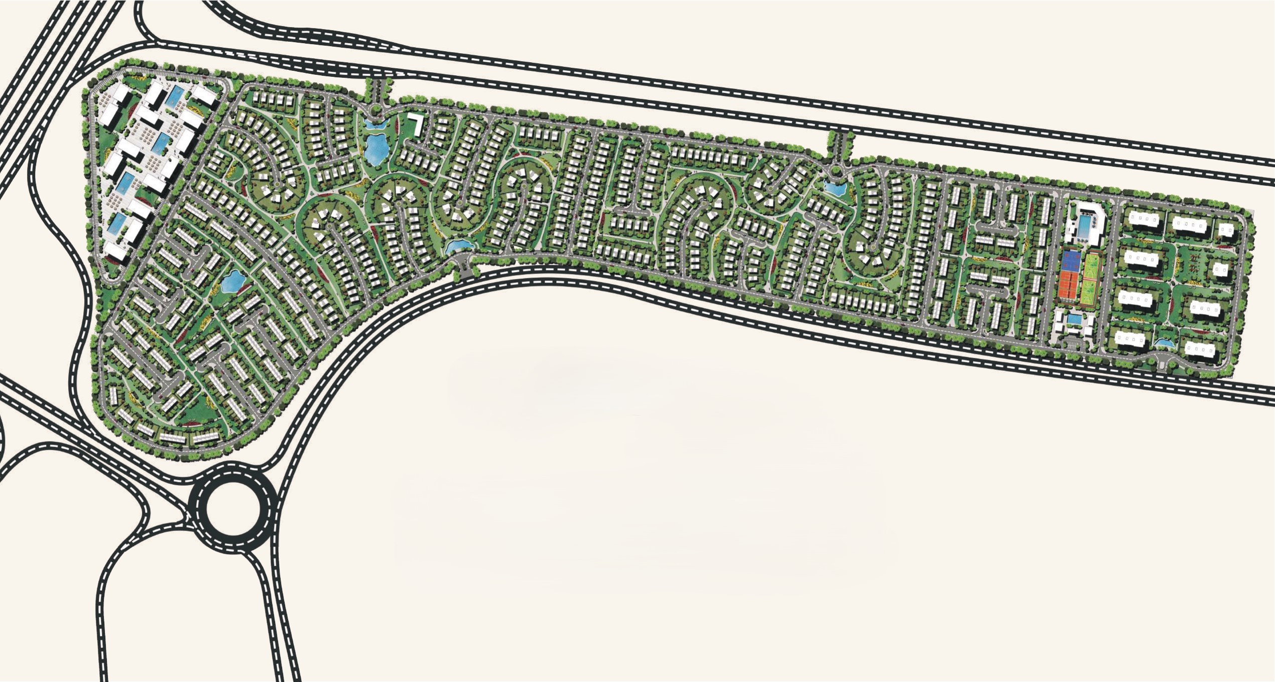 El Patio Hills New Cairo Compound La vista Developments Master Plan
