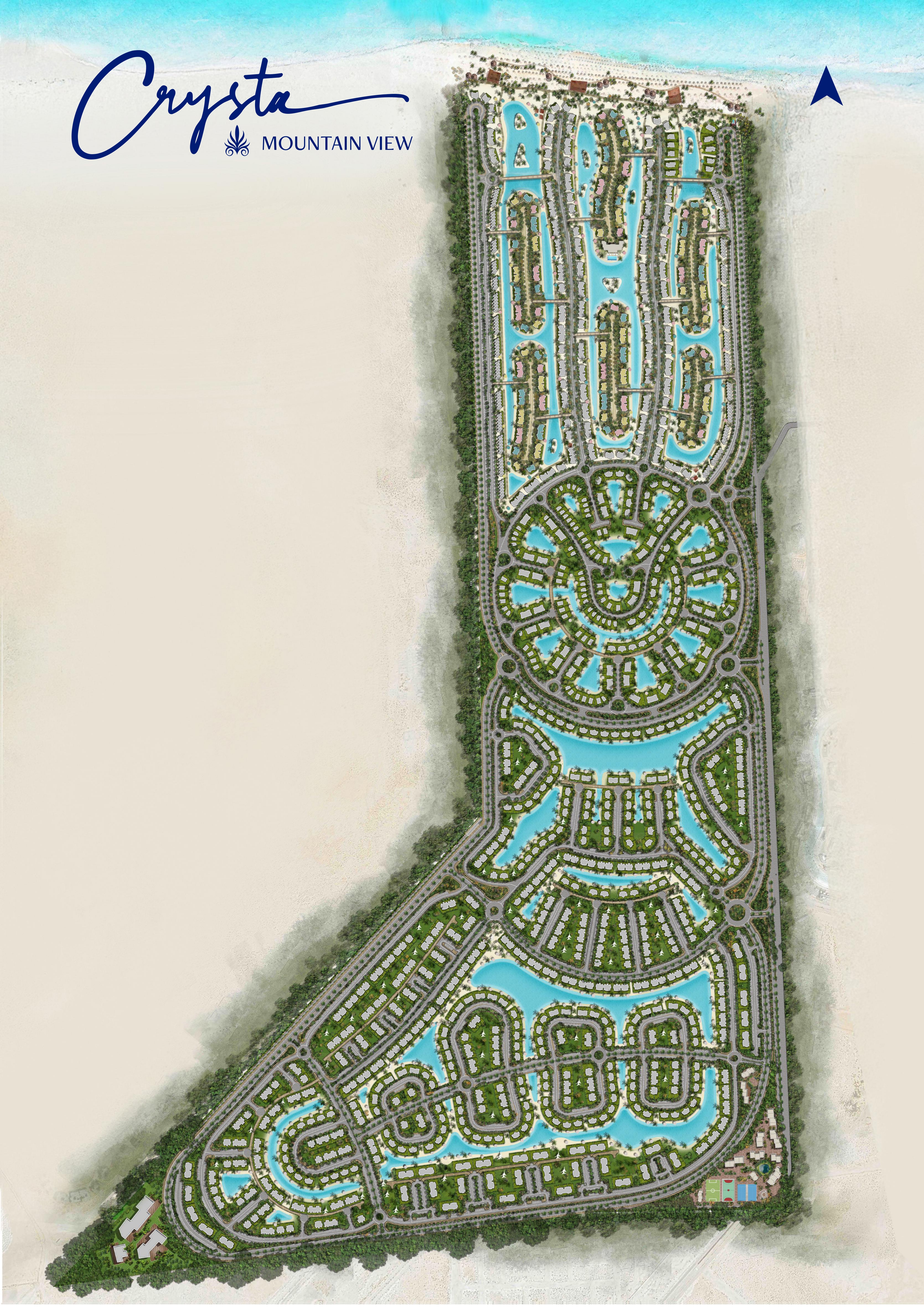 Crysta Sidi Abdelrahman North Coast Village Mountain View Developments Master Plan