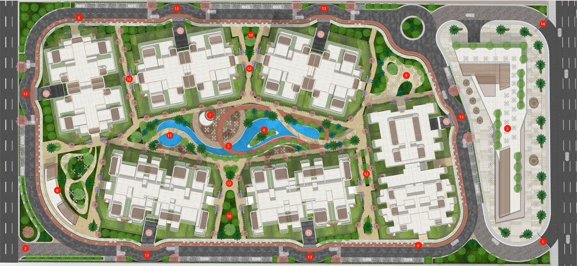Valea Sheikh Zayed Compound Saudi Group Developments Master Plan