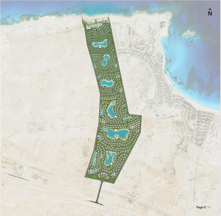 قرية سكاي نورث الساحل الشمالي سكاي أبو ظبي للتطوير العقاري - Sky North Village North Coast المخطط العام