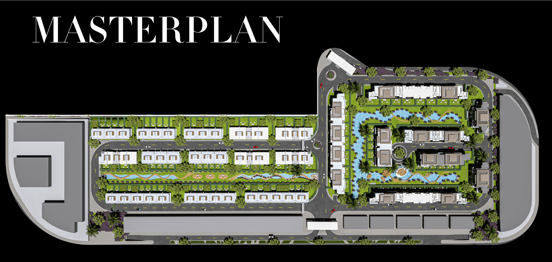 كمبوند ريفرتون التجمع الخامس ميركون للتطوير العقاري - Riverton New Cairo Compound المخطط العام