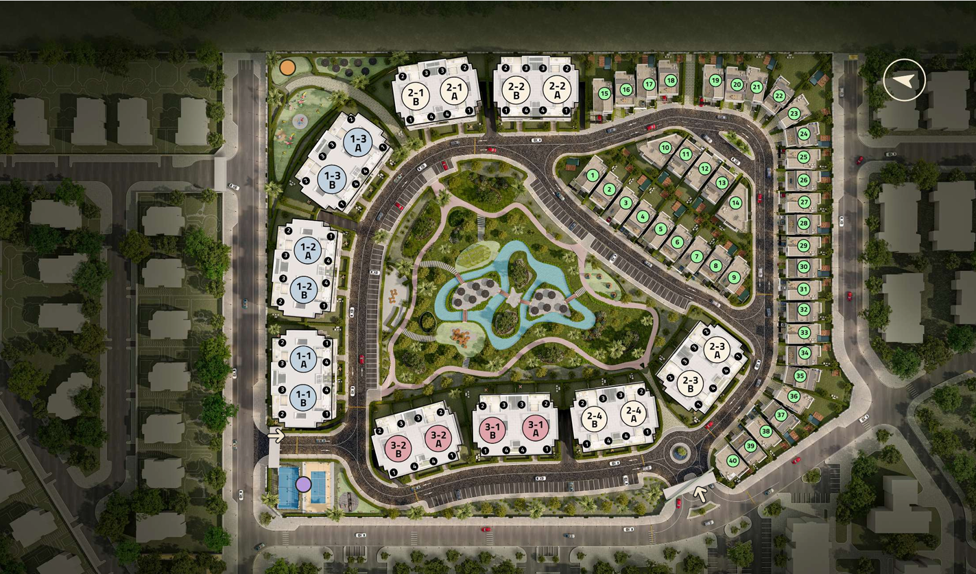 Rock Green Heliopolis Compound Rock Developments Master Plan