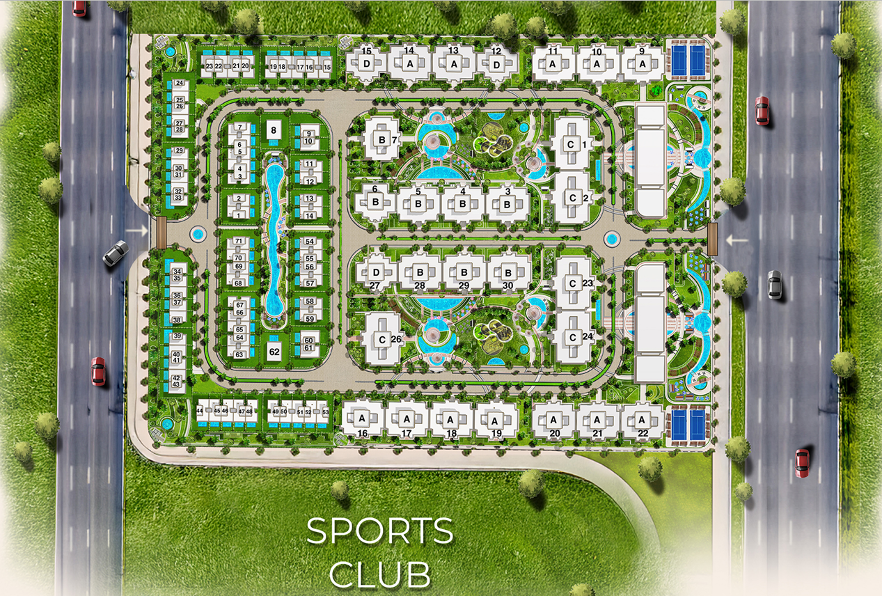 Canyon 8 New Capital Compound Hometown Developments Master Plan