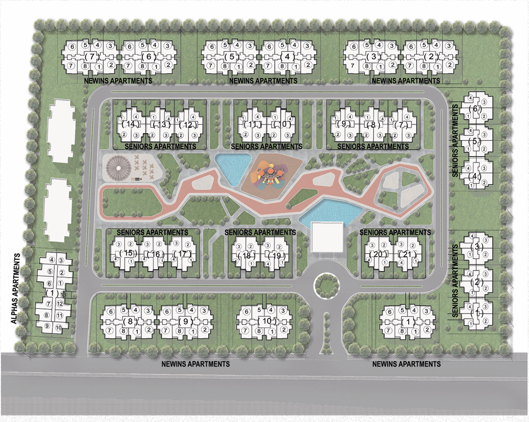 كمبوند Beginnings زايد الجديدة تبارك للتطوير العقاري - Beginnings New Zayed Compound المخطط العام