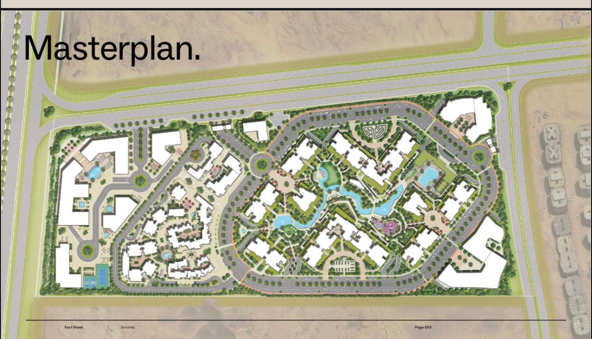 Grounds Compound New Cairo One of One Developments Master Plan