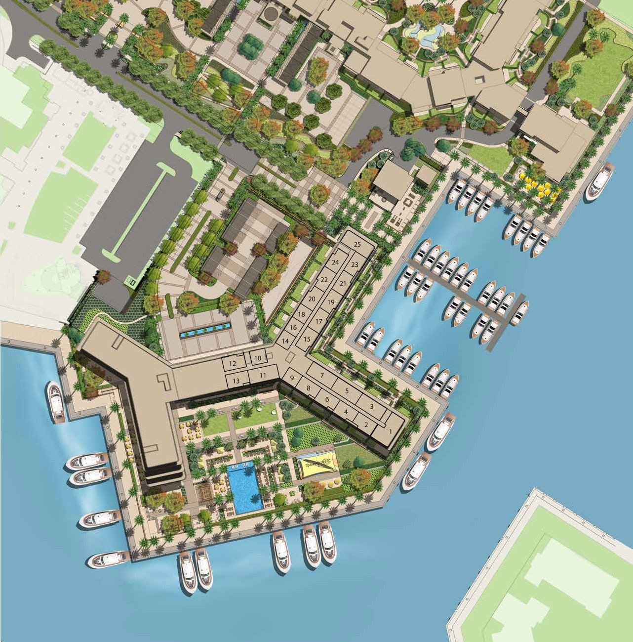 فيدا مراسي مارينا master plan