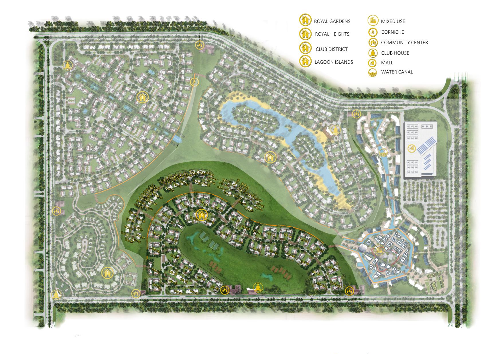 كلوب بارك اي سيتي نيو كايرو master plan