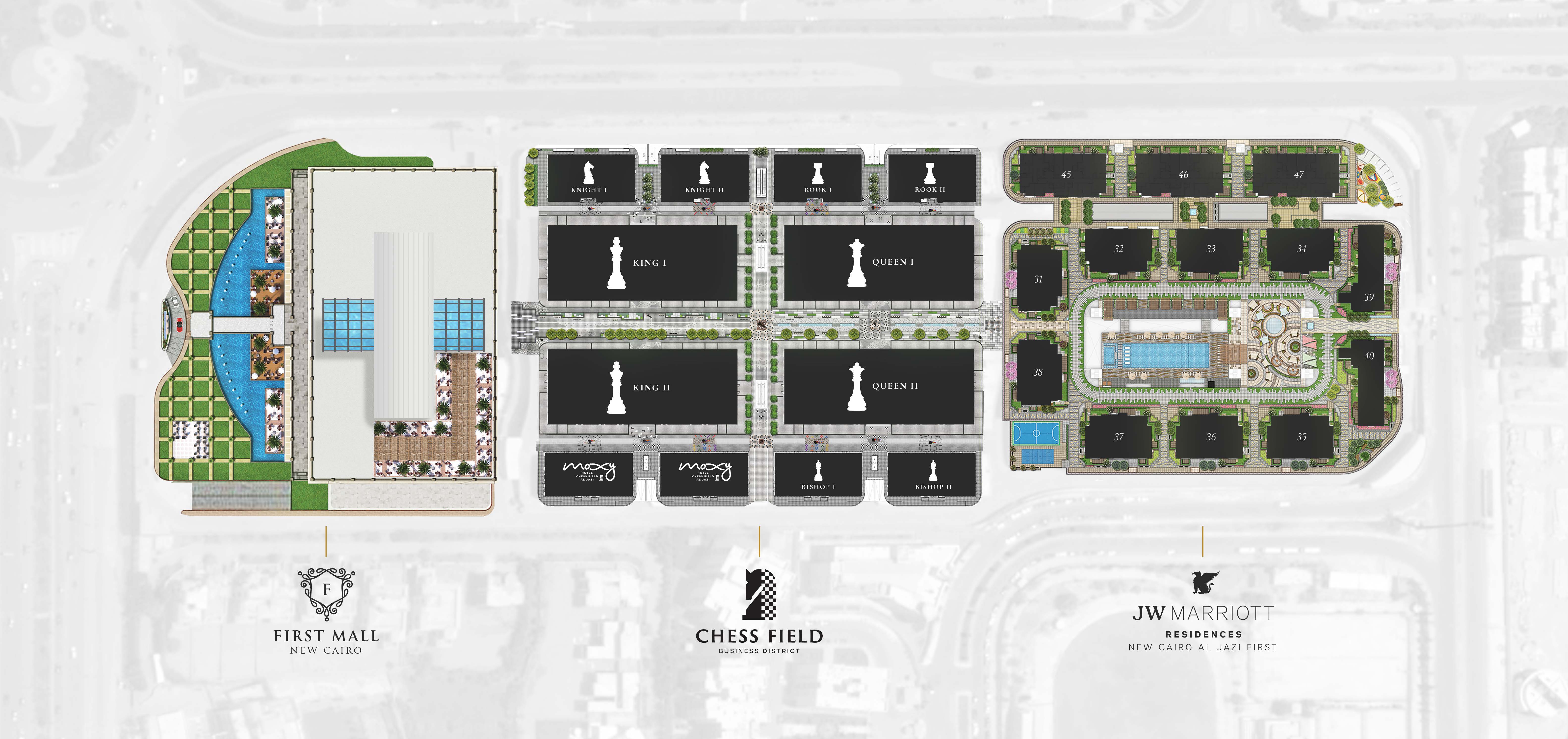 كوينز master plan