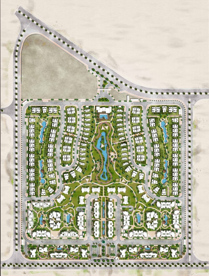 بارك ريسيدنس - جاردن ليكس master plan