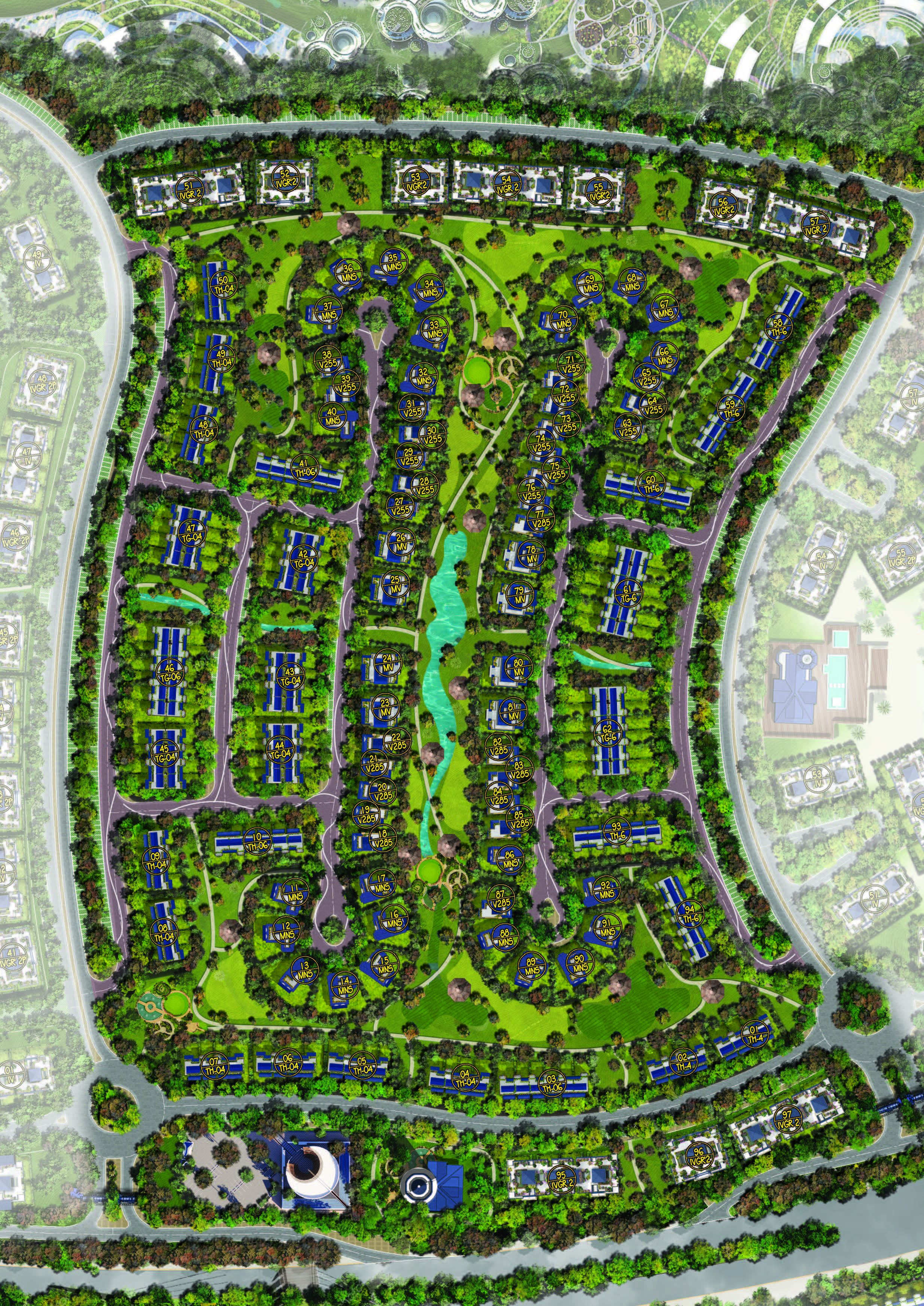 سنترال بارك master plan