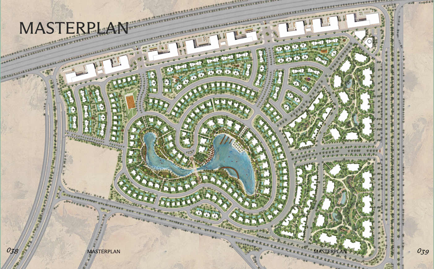 سولانا ايست ستريب master plan