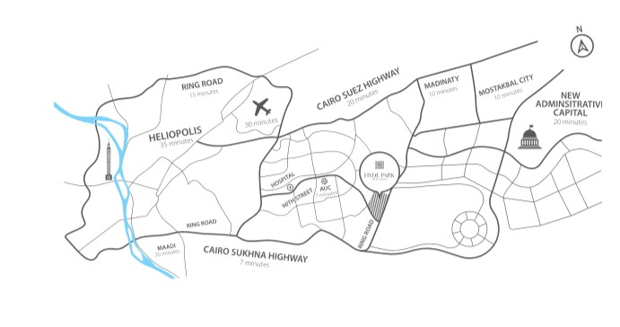 جاردن ريذيدنس هايد بارك master plan