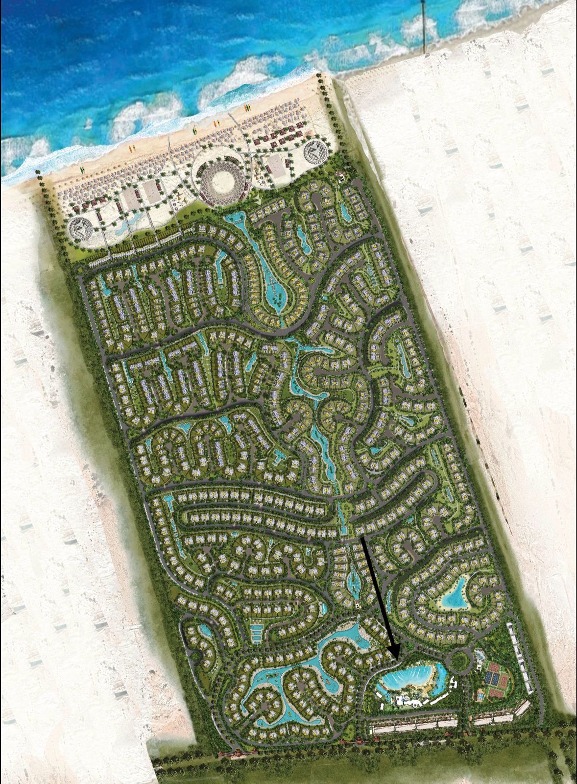 شاليهات فندقية سيزن master plan
