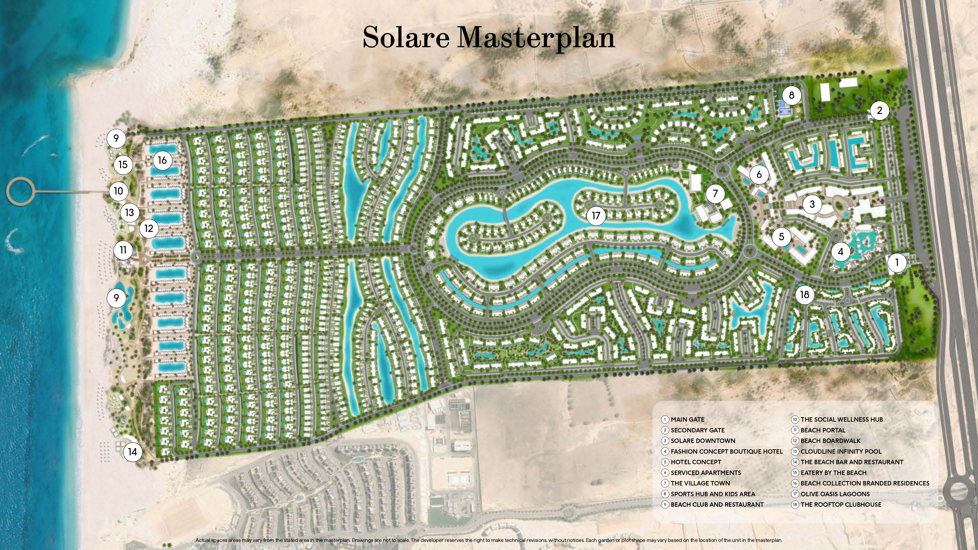 اوليف اواسيز master plan