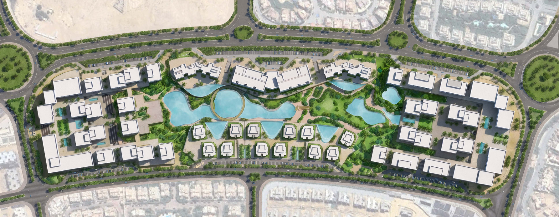 Mall W55 Waterway New Cairo - Waterway Developments Master Plan