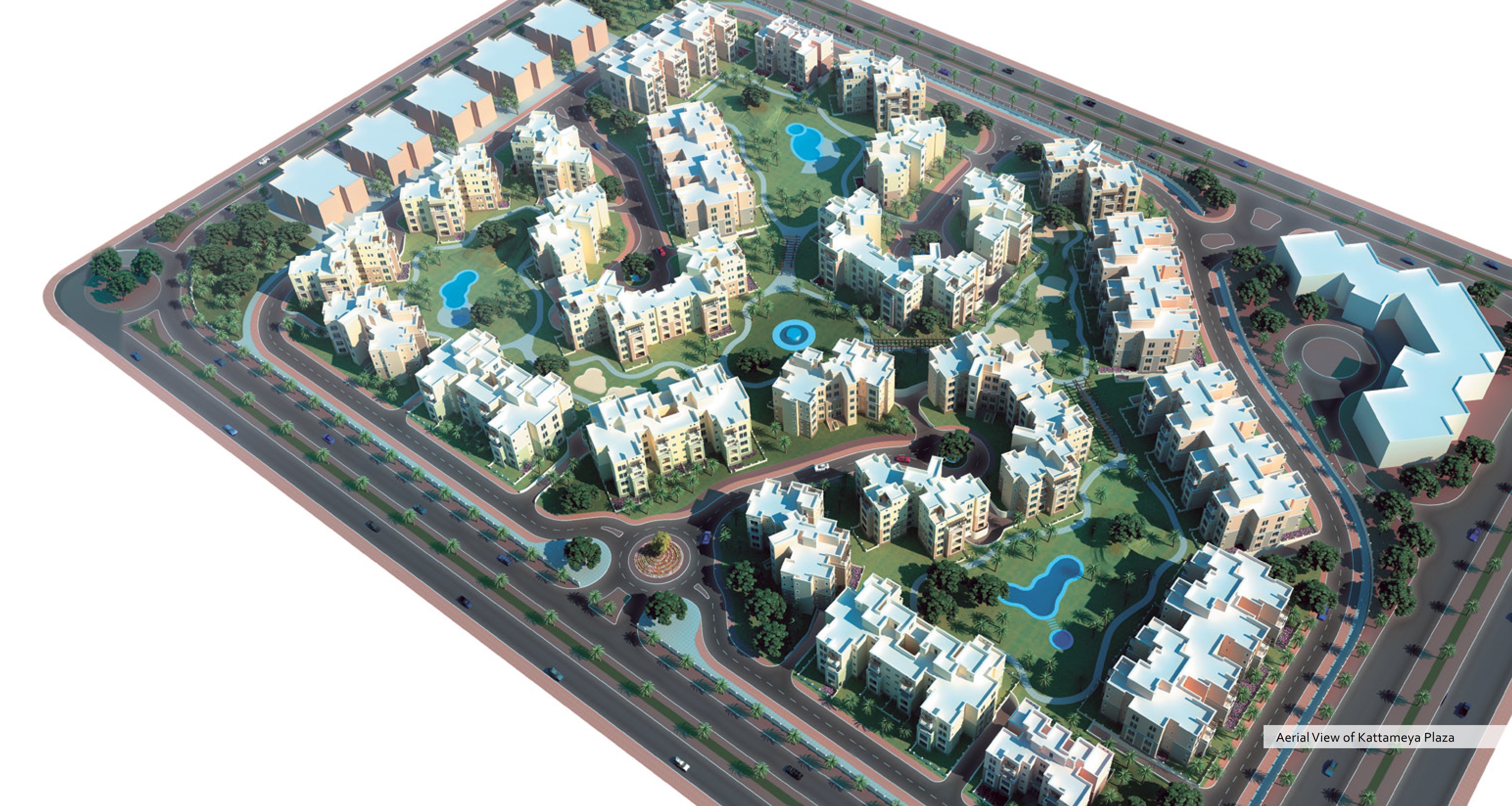 Katameya Plaza New Cairo Compound Master Plan