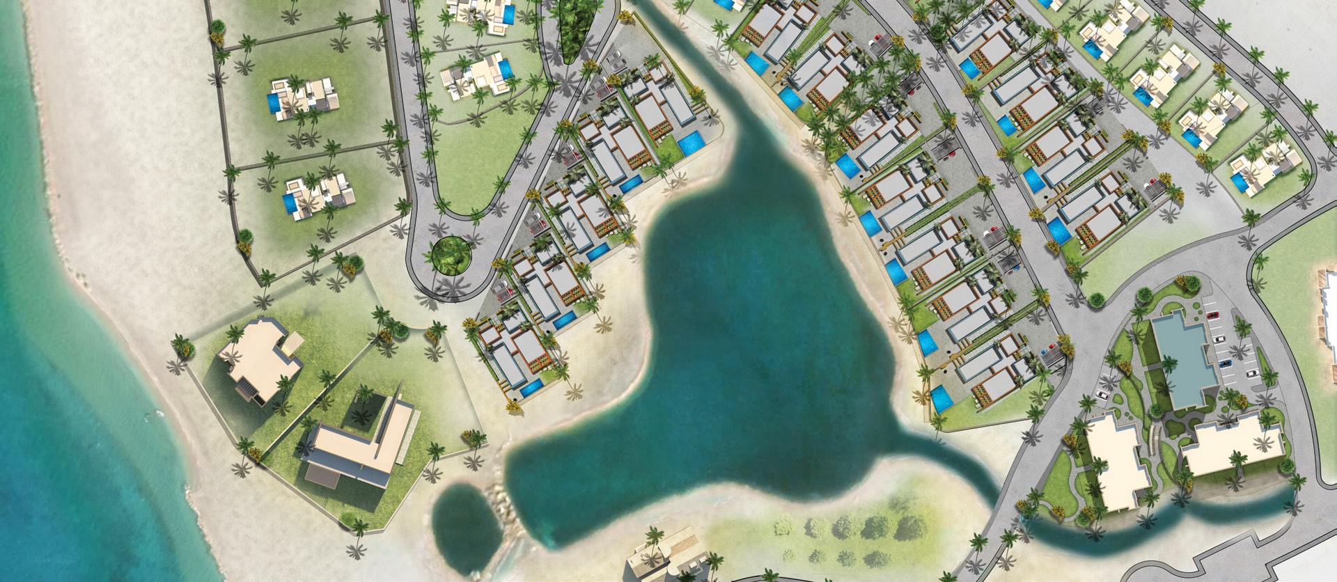 باي سنترال ريزيدنس سوما باي Bay Central Residence Soma Bay المخطط العام