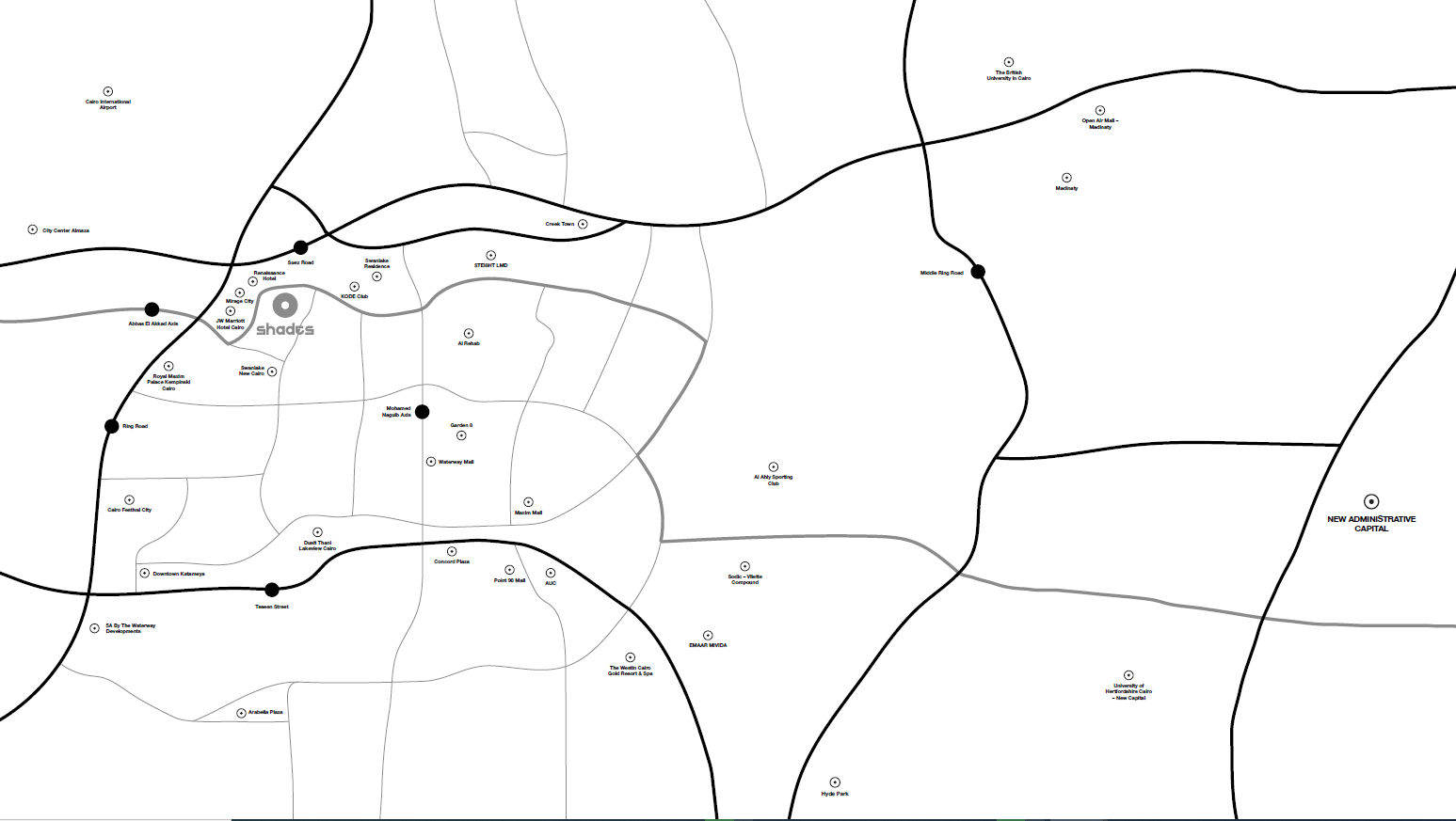 Shades New Cairo Mall Master Plan