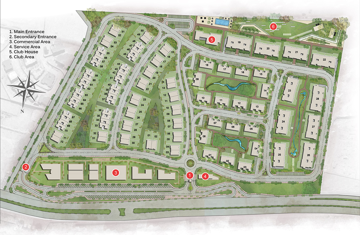 Vida 6 October Compound Master Plan