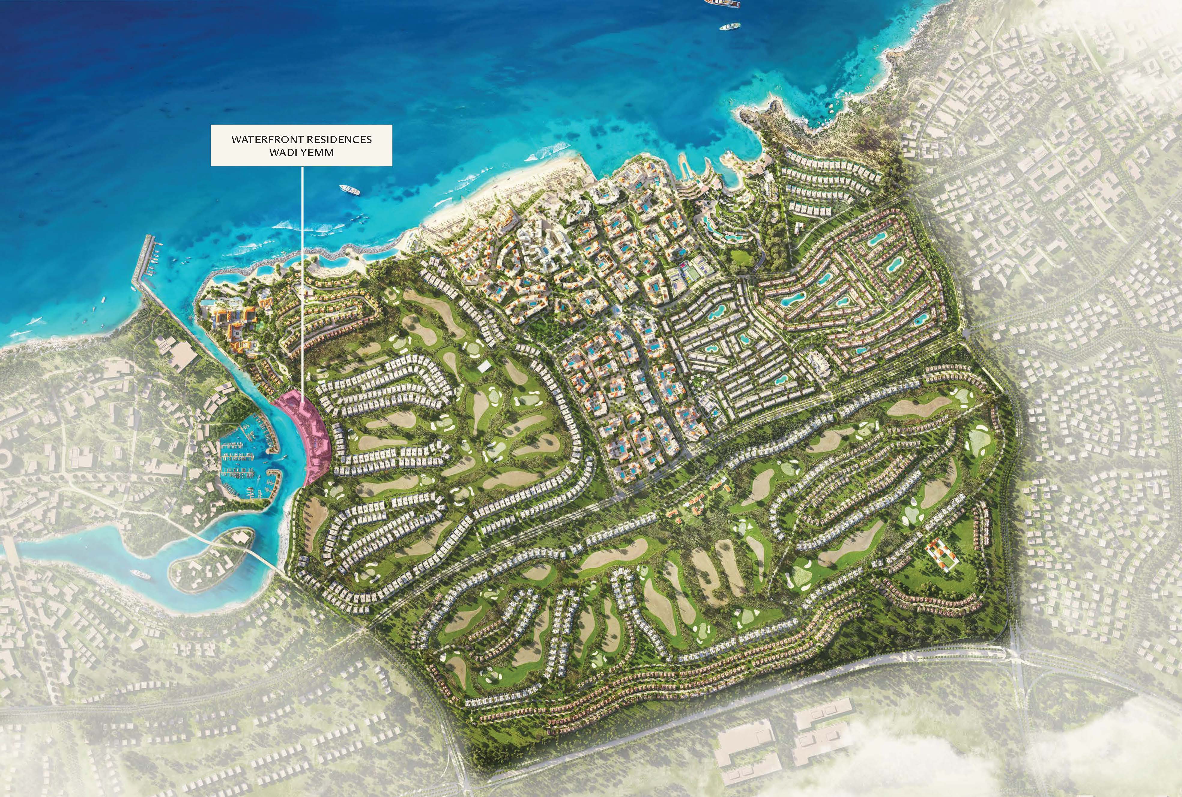Marina waterfront residences master plan