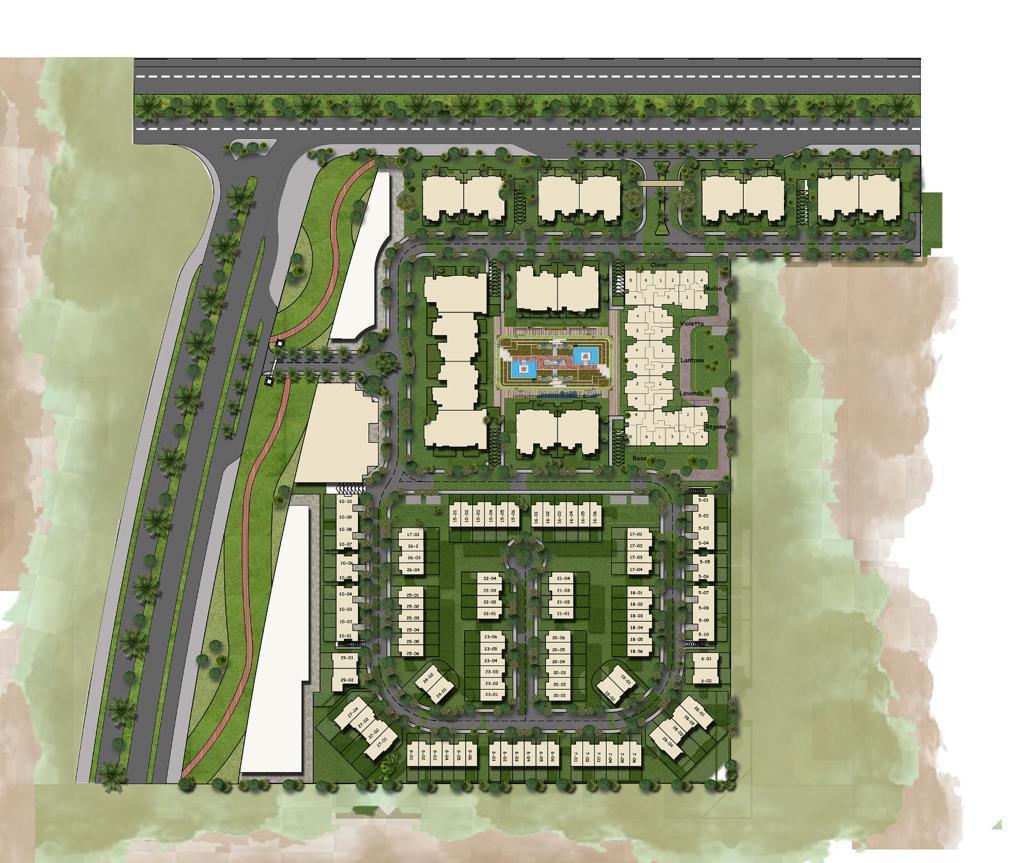 مول لاميرادا بلازا التجمع الخامس جراند بلازا للتطوير العقاري - La Mirada Plaza New Cairo المخطط العام