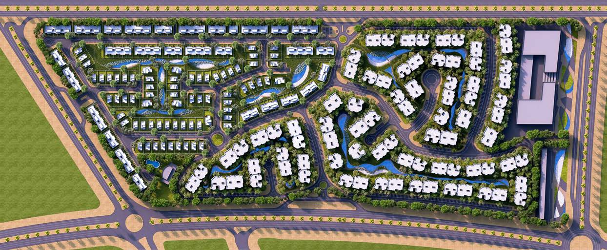 كمبوند ذا كانيون القاهره الجديدة مكسيم العقارية - The Canyon Mostakbal City Compound المخطط العام