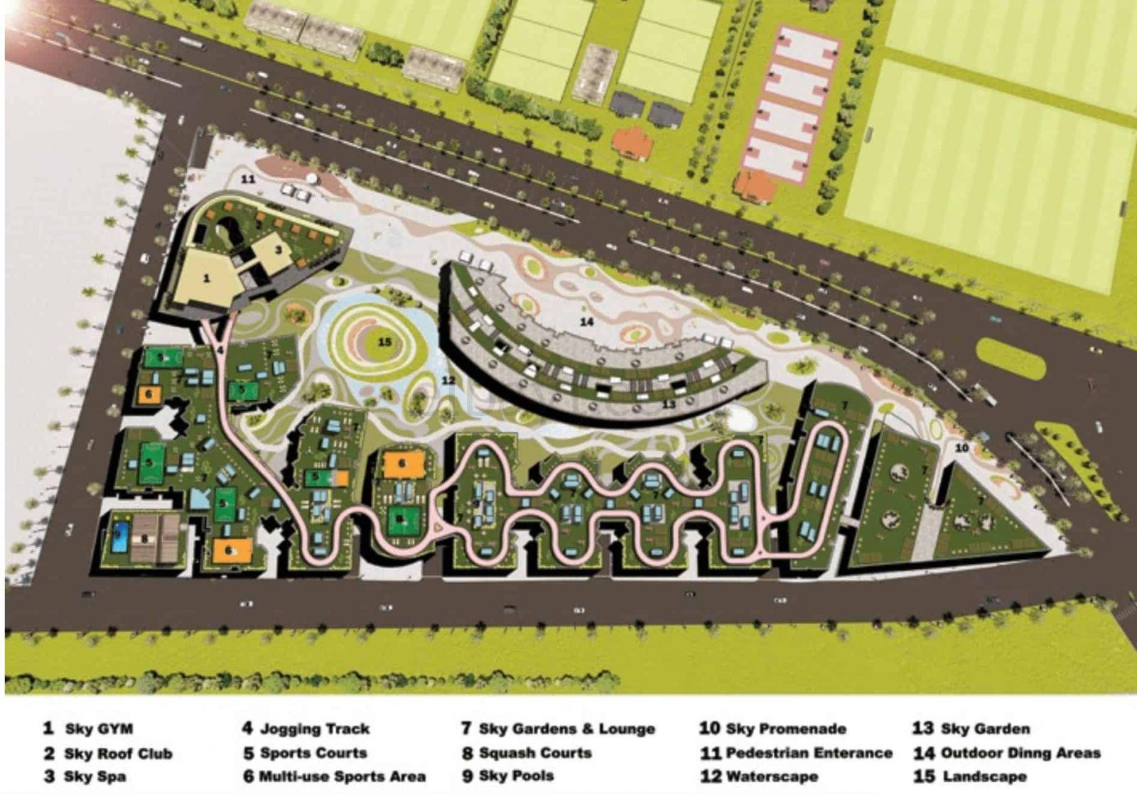كمبوند وان قطامية معمار المرشدي - One Katameya Compound المخطط العام