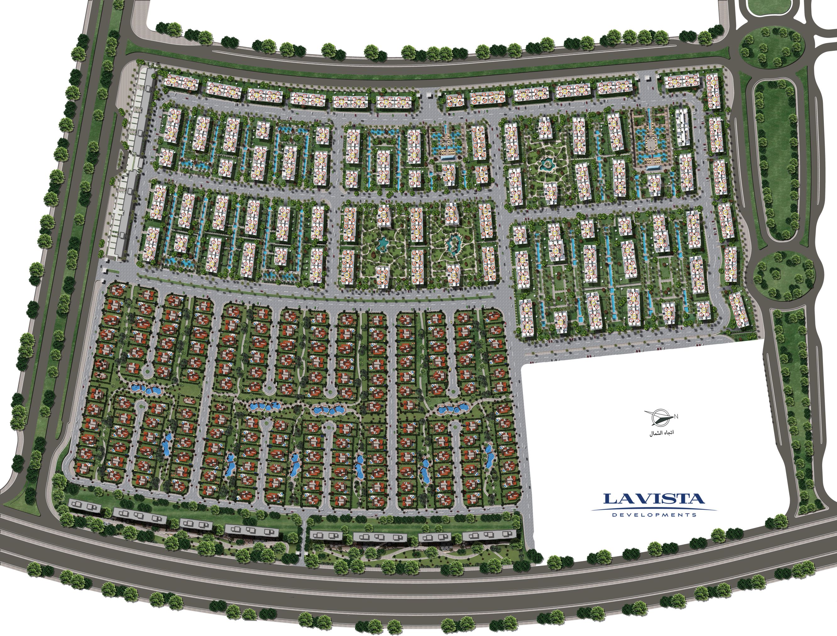 El Patio ORO New Cairo Compound La Vista Master Plan