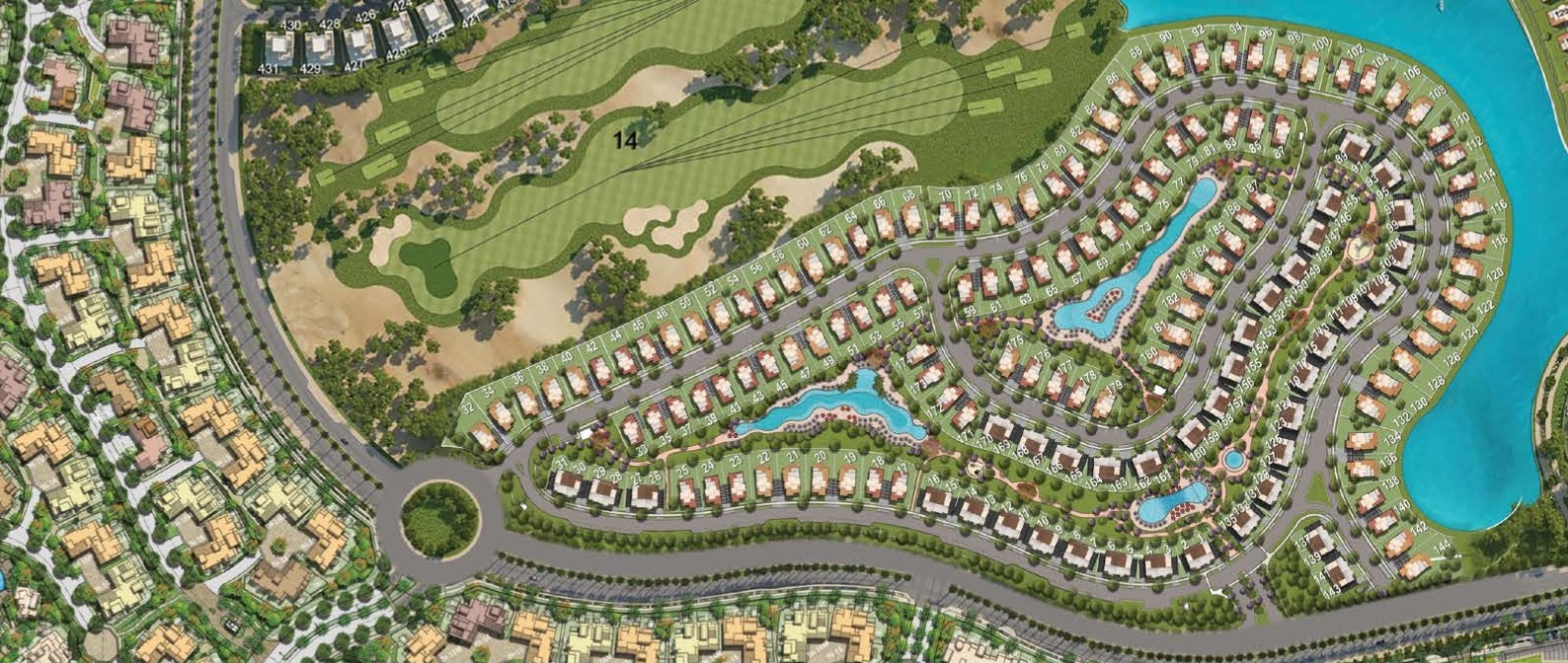 كمبوند سوان ليك 6 اكتوبر شركة حسن علام - Swan Lake Compound 6th October المخطط العام