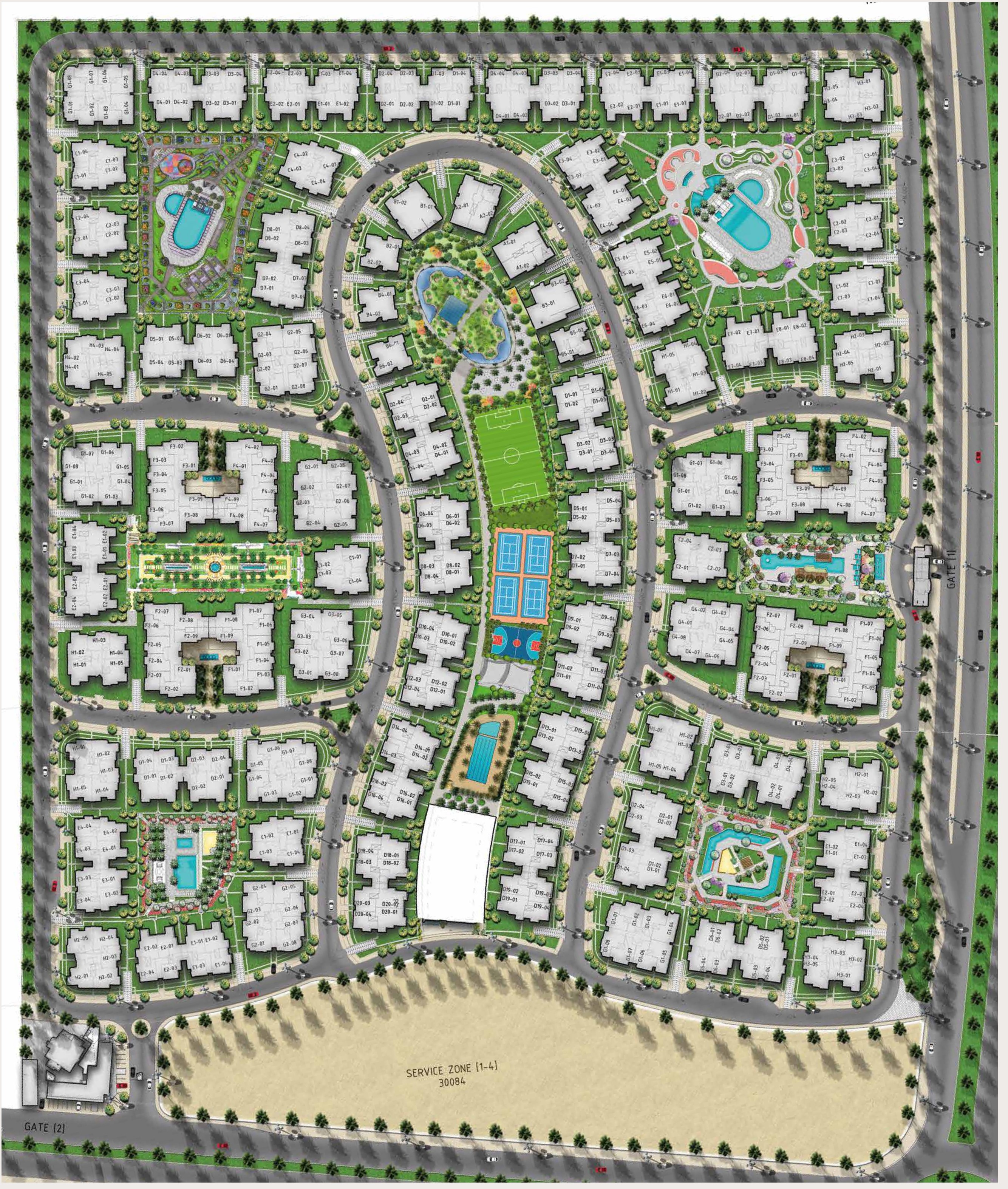 Galleria Moon Valley New Cairo Compound Arabia Group Master Plan
