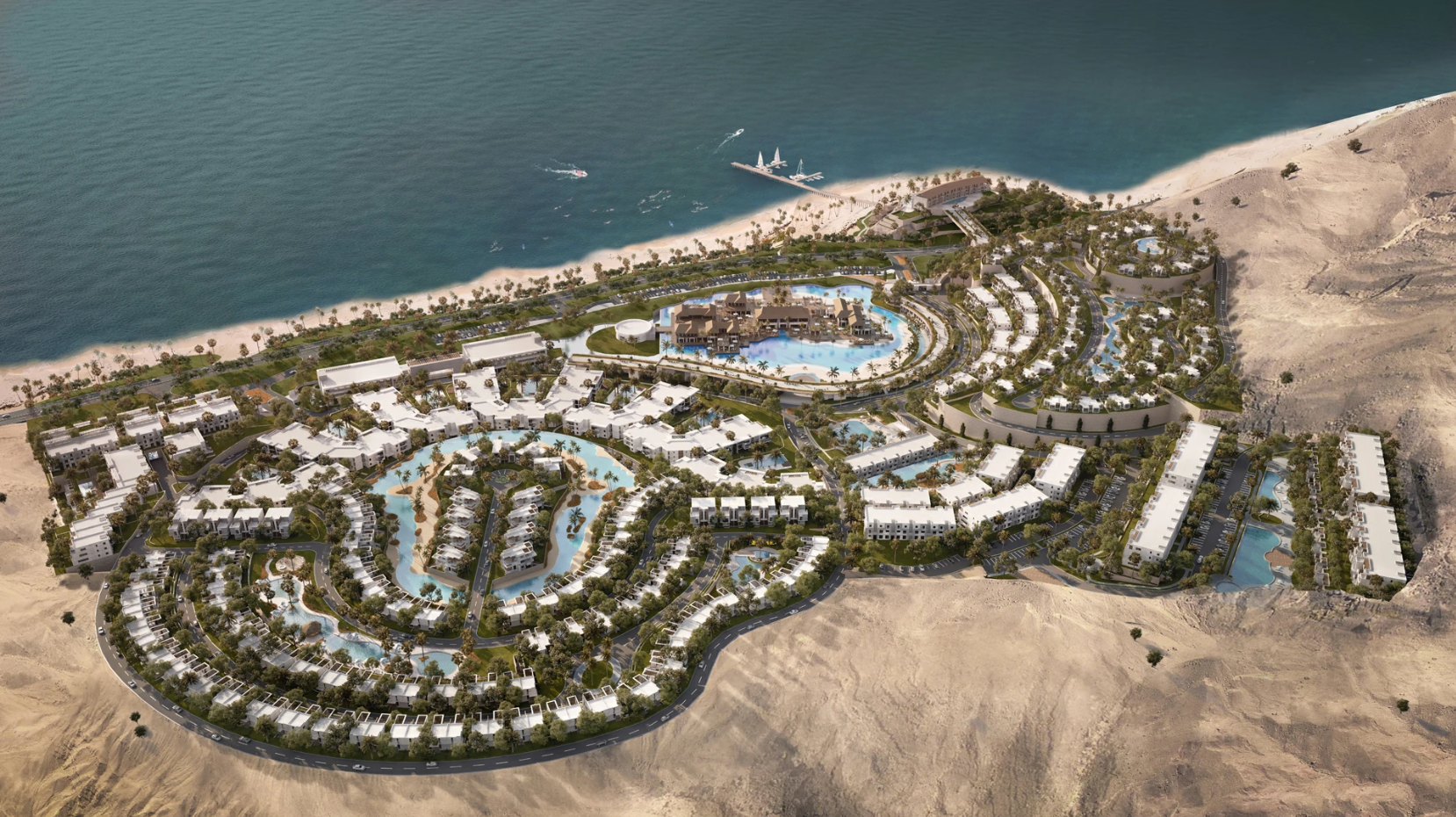 قرية ذا جروف العين السخنة دي إم العقارية - The Groove Ain Sokhna المخطط العام