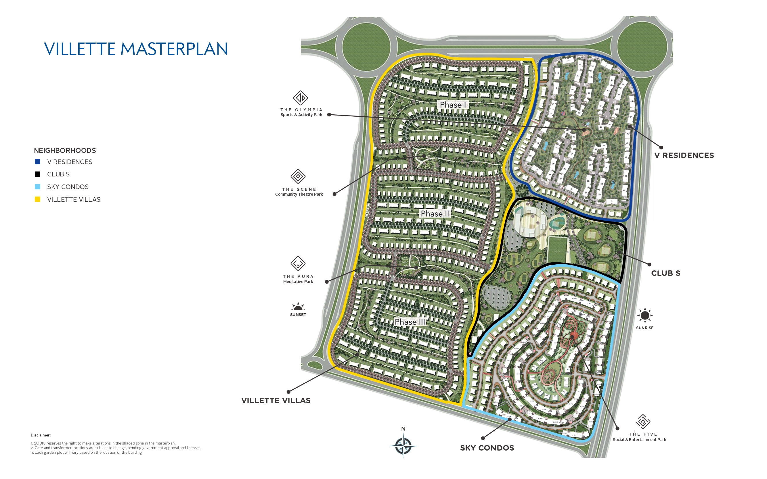 Villette Sodic New Cairo Master Plan