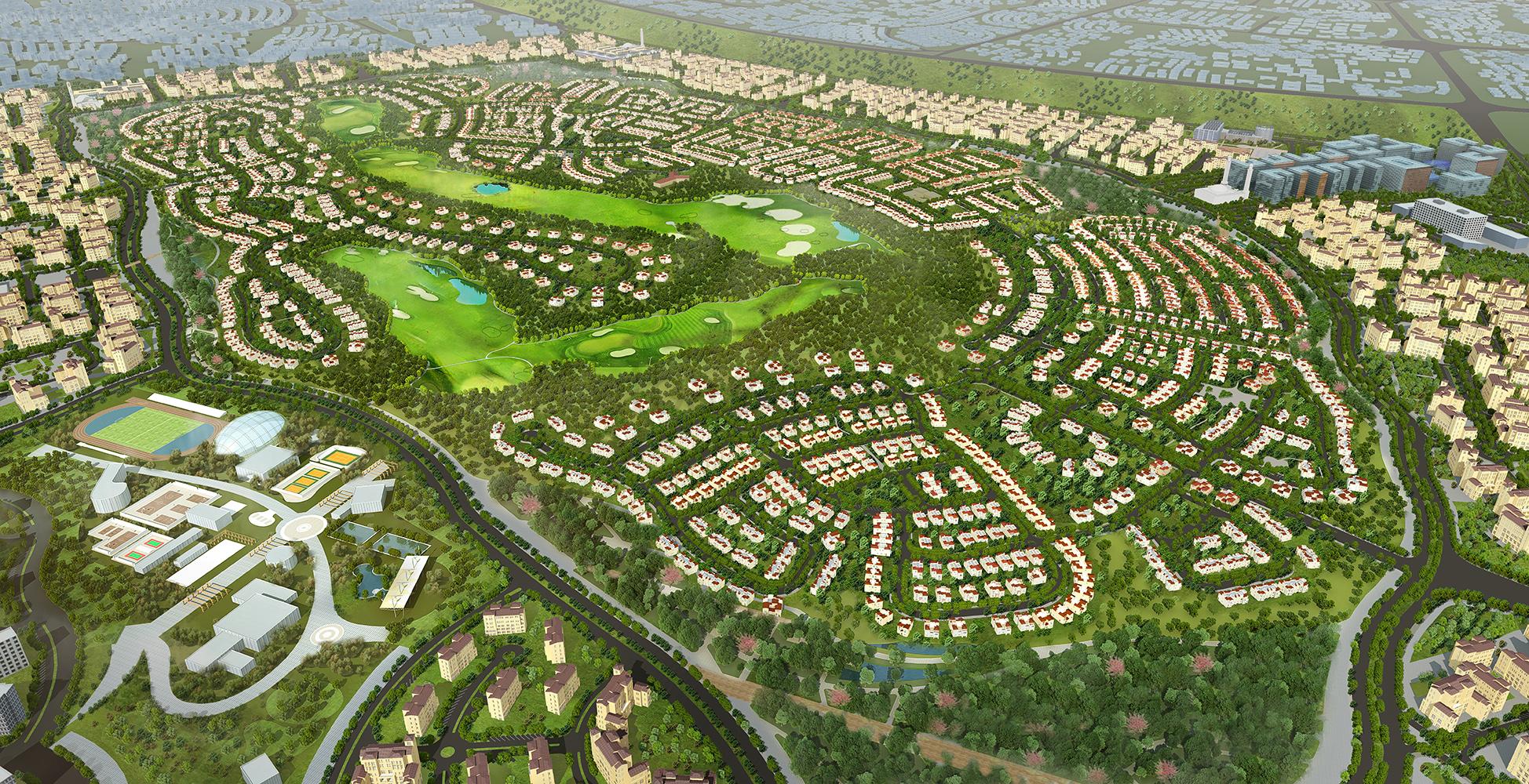 كمبوند كابيتال جيت القاهرة الجديدة المراسم - Capital Gate New Cairo Compound المخطط العام