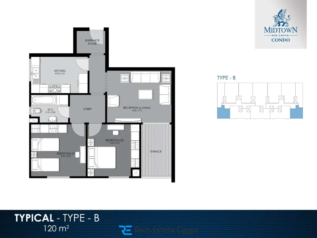 Midtown Condo New Capital Compound Better Home