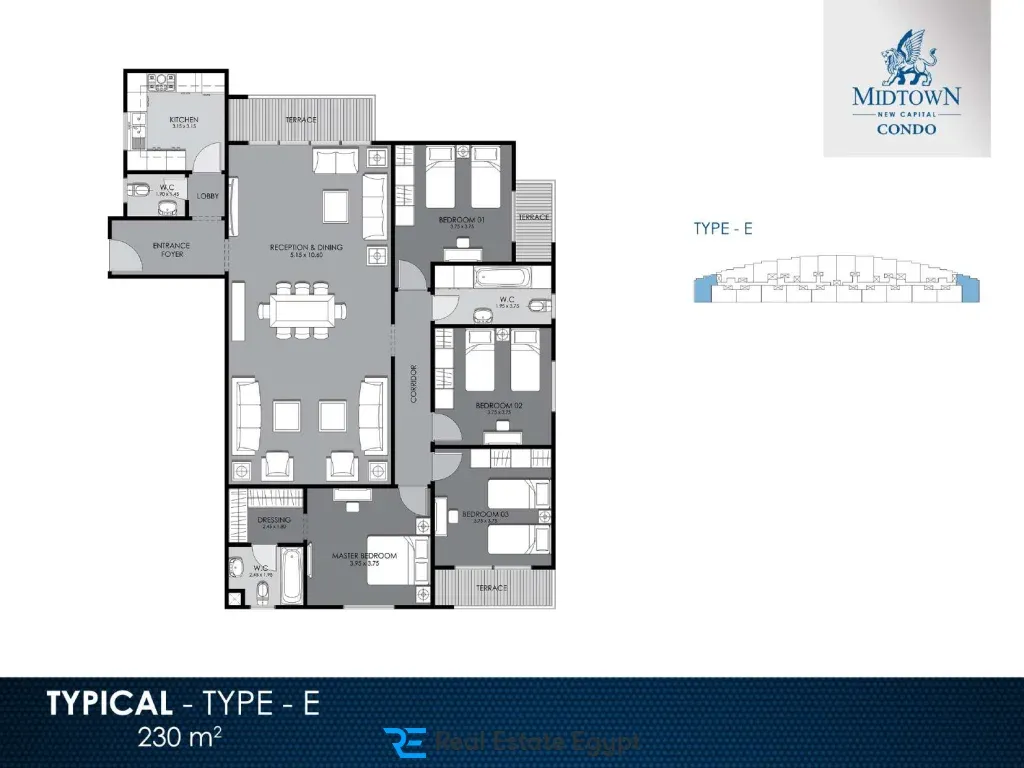 Midtown Condo New Capital Compound Better Home