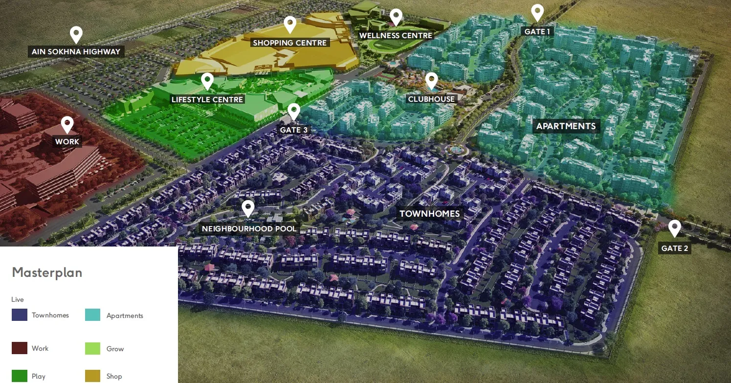 كمبوند ديستريكت 5 مراكز التجمع الخامس