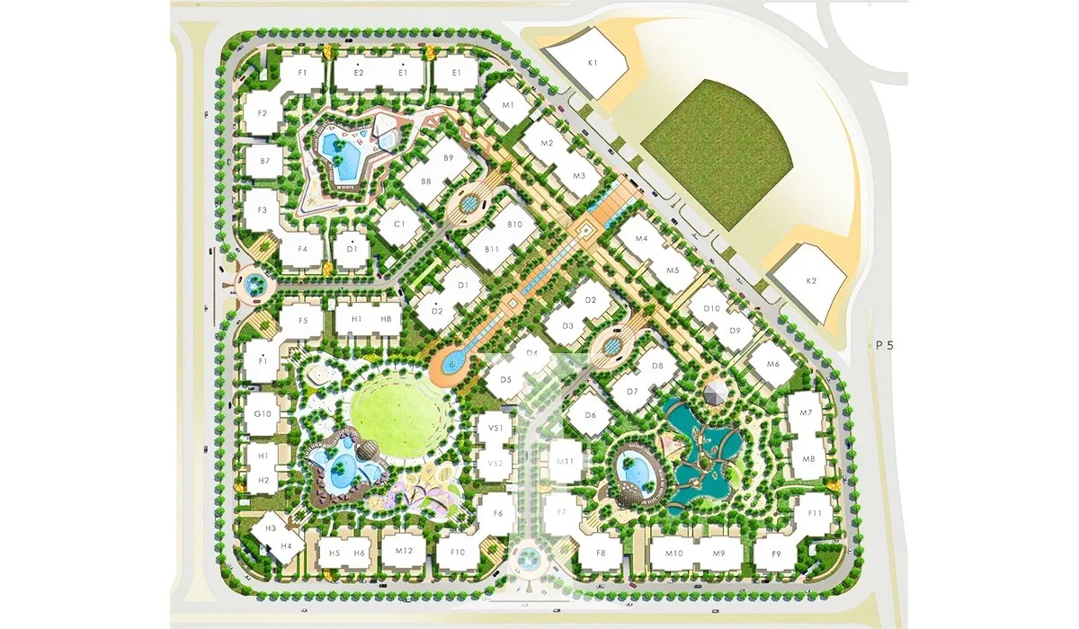 90 Avenue New Cairo Compound Tabarak Developments