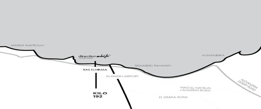 دايركشن وايت الساحل الشمالي ارابيلا للتطوير العقاري
