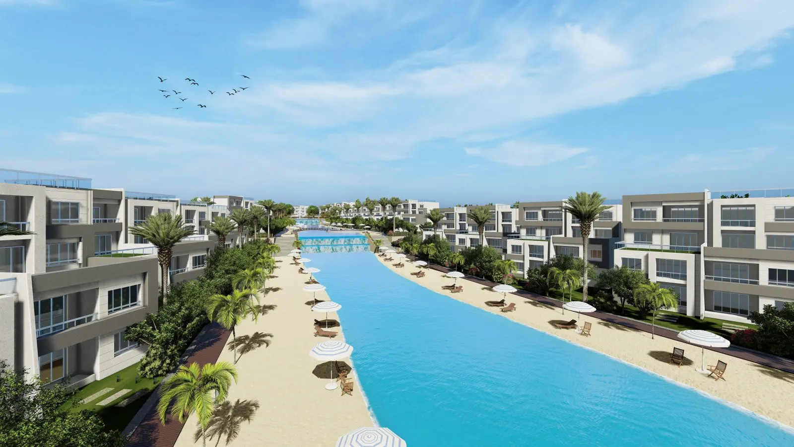 قرية أريبا الساحل الشمالي الإسكندرية للتطوير العقاري