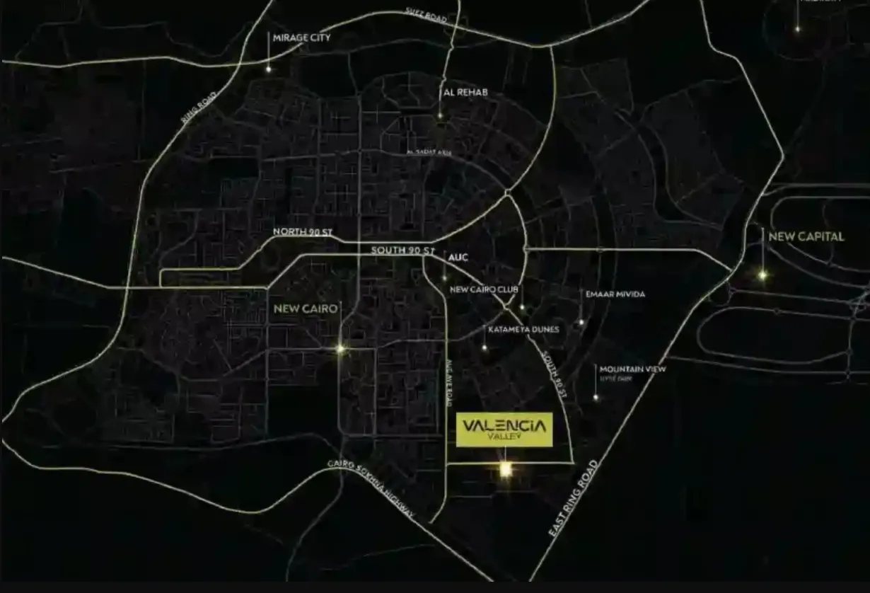 كمبوند فالنسيا فالي القاهرة الجديدة NCB للتطوير العقاري - Valencia Valley New Cairo Compound