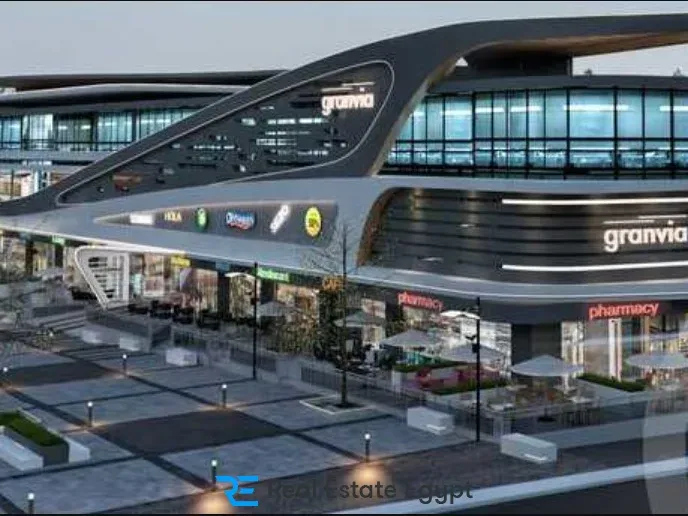 Shop for sale 45m in Granvia Mall New Capital with payment facilities
