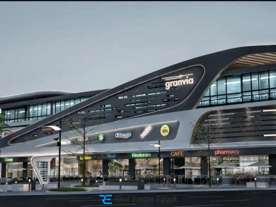 Shop for sale 45m in Granvia Mall New Capital with payment facilities