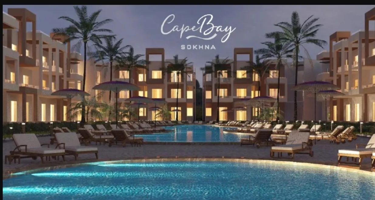 The most distinctive Chalet for sale at Cape Bay Sokhna Village with an area of 143m