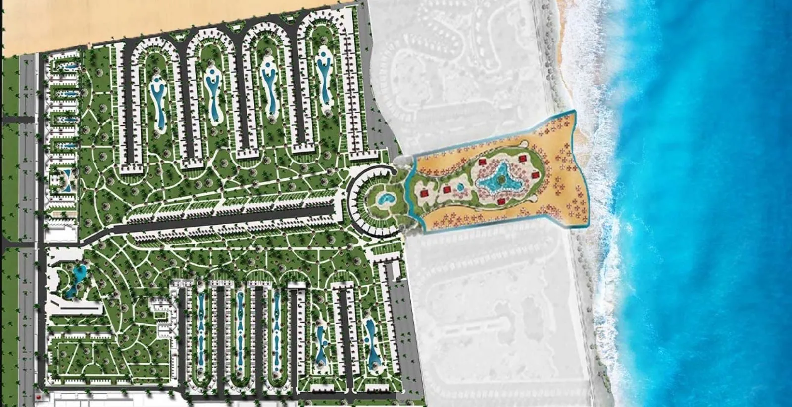The most distinctive Chalet for sale at Cape Bay Sokhna Village with an area of 143m